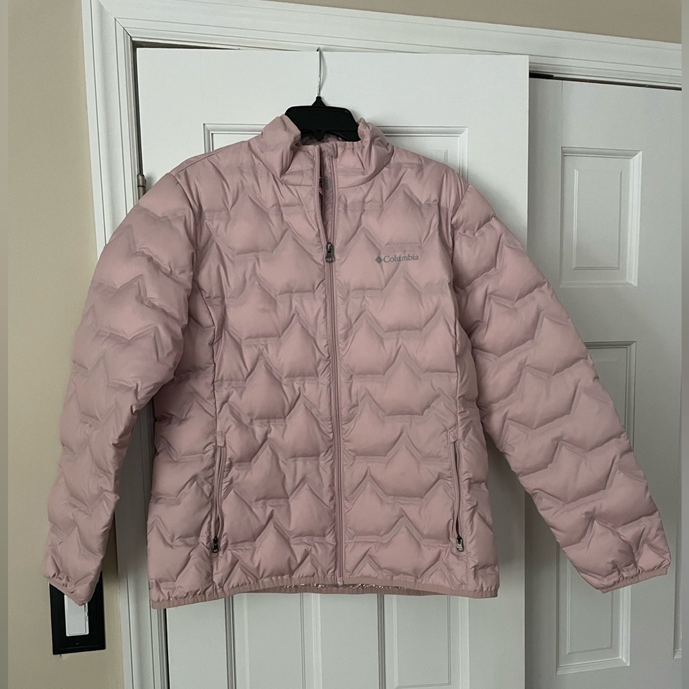 Columbia Light Pink Quilted Jacket